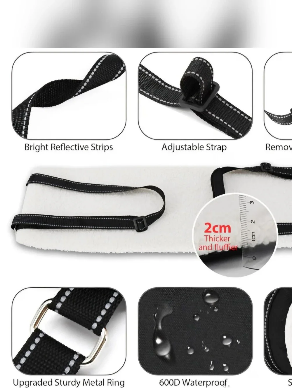 Dog Sling Carrier Small - Hind Leg Support Sling with Hip Thick Padding